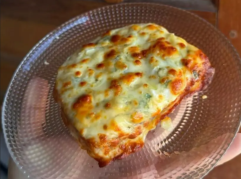 Creamy toasted bread